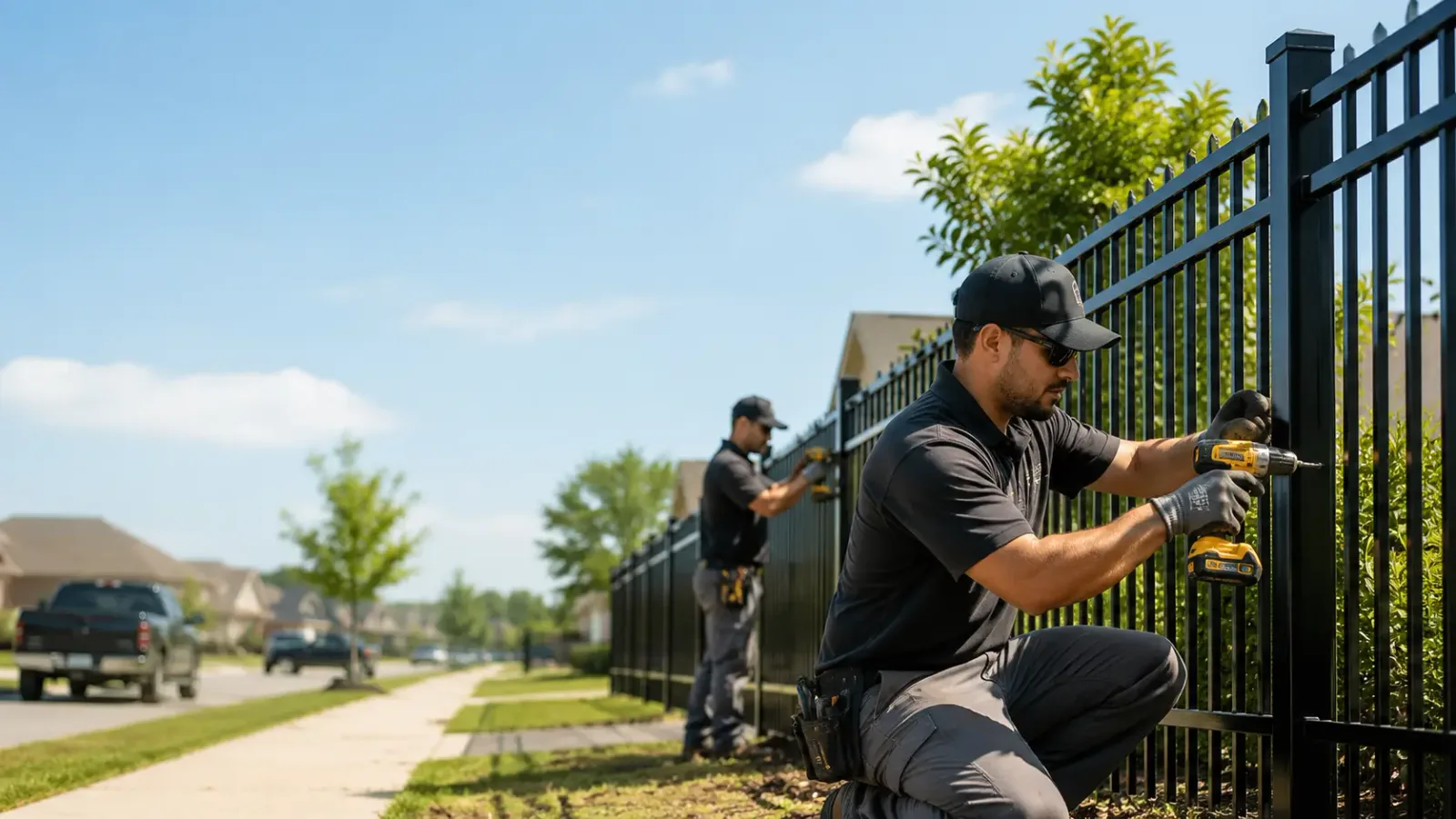 Metal Fence Installation in Lincoln, RI